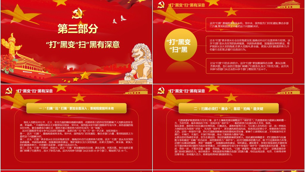 扫黑除黑重点打击十二种黑恶势力PPT 扫黑除黑重点打击十二种黑恶势力PPT