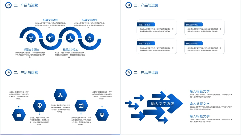 品牌项目推广商业计划书PPT模板
