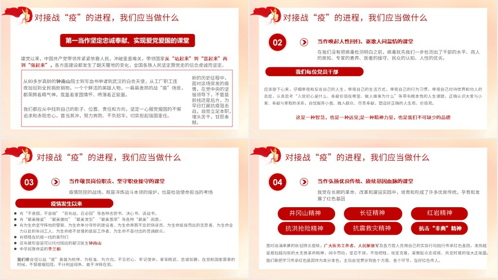 党政风防控新冠肺炎疫情心得体会PPT模板 党政风防控新冠肺炎疫情心得体会PPT模板