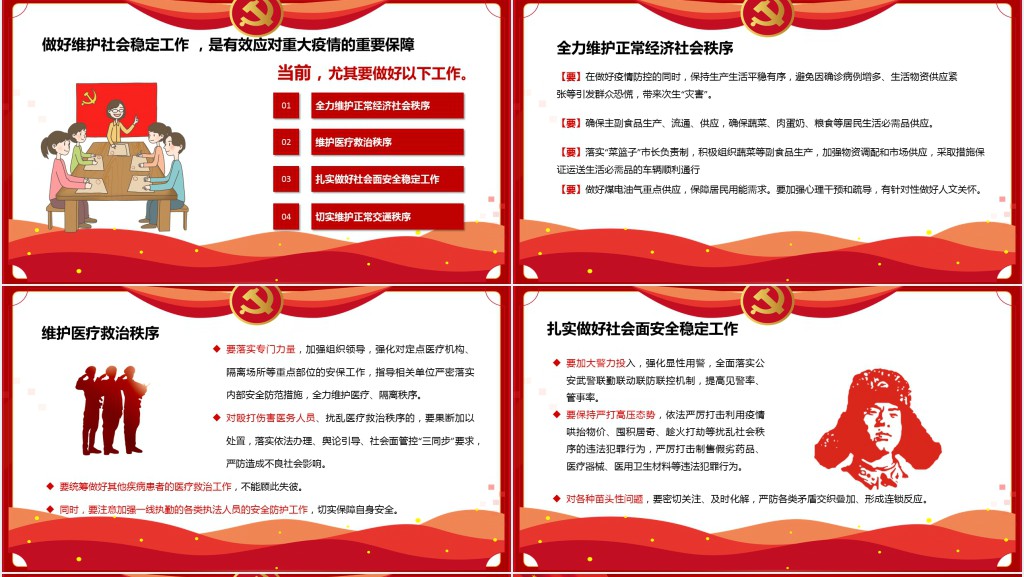 解读疫情防控工作重要讲话精神PPT党课 解读疫情防控工作重要讲话精神PPT党课