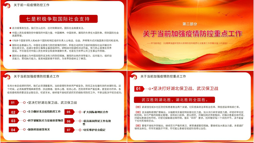 疫情防控重点工作推进两不误PPT党课 疫情防控重点工作推进两不误PPT党课