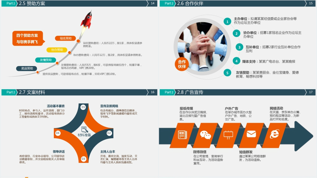 发布会活动策划活动执行PPT模板 发布会活动策划活动执行PPT模板