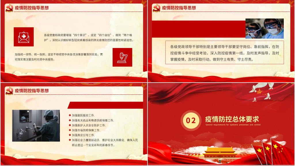 坚决打赢疫情阻击战PPT党课 坚决打赢疫情阻击战PPT党课