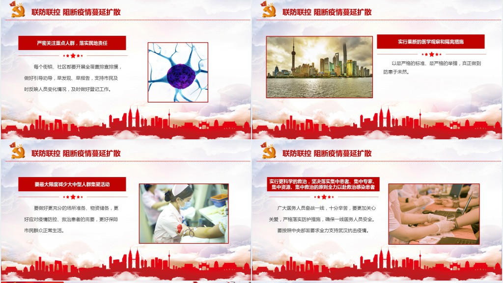 上海疫情防控安全会议PPT党课 上海疫情防控安全会议PPT党课