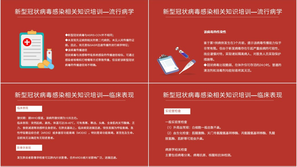 红色冠状肺炎病毒知识介绍PPT课件 红色冠状肺炎病毒知识介绍PPT课件
