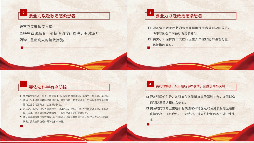 中央部署疫情防控的总要求PPT党课 中央部署疫情防控的总要求PPT党课