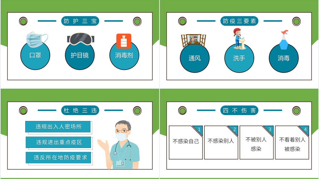 实用性疫情期间企业复工PPT模板 实用性疫情期间企业复工PPT模板