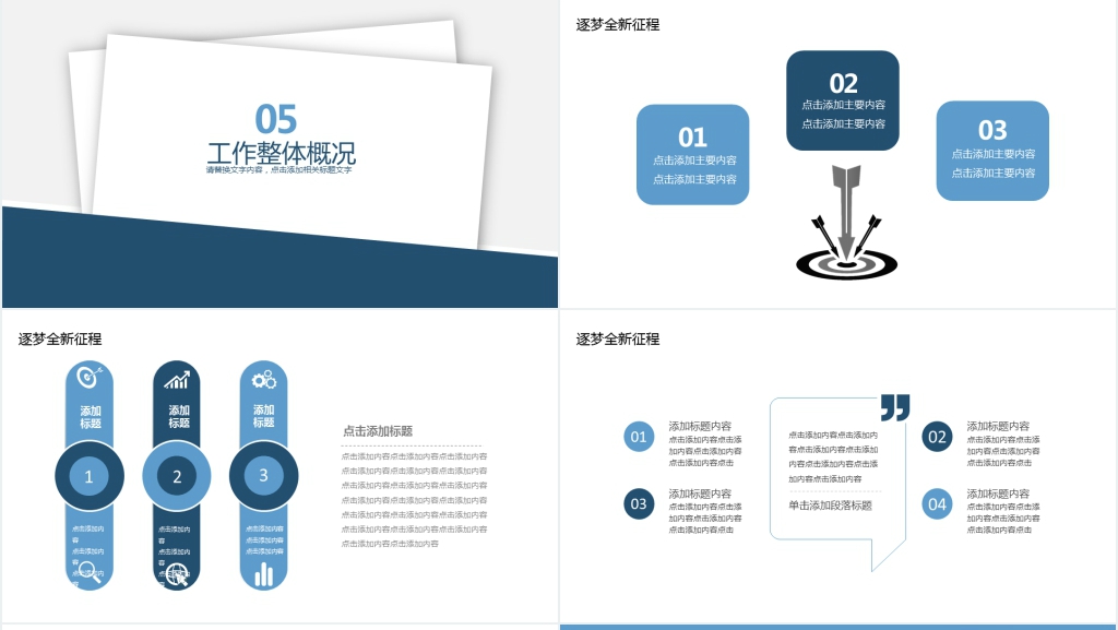 初入职场工作汇报PPT模板