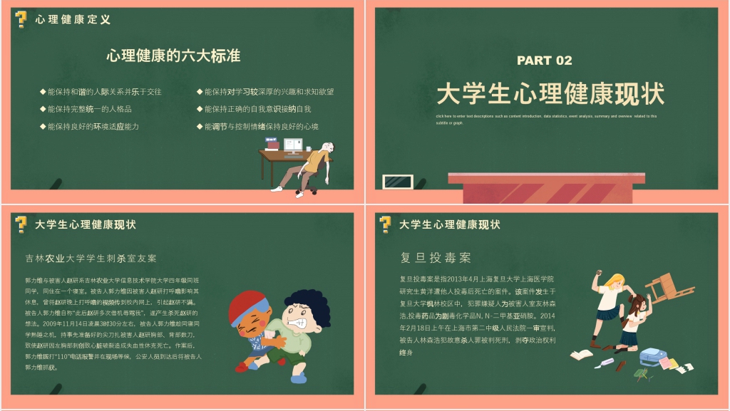 黑板风大学生心理健康辅导PPT课件 黑板风大学生心理健康辅导PPT课件