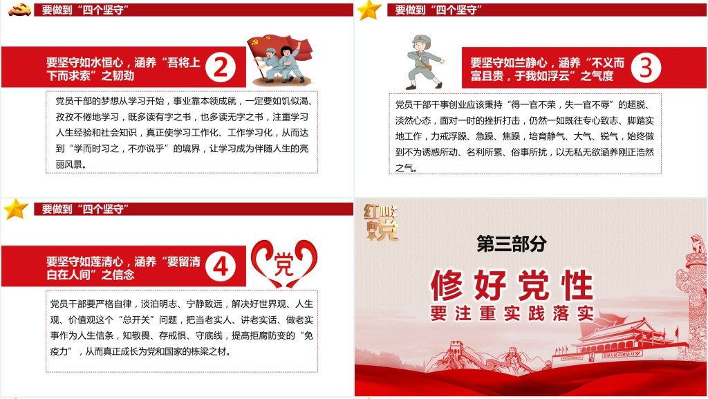如何修好新时代党性教育PPT党课 如何修好新时代党性教育PPT党课
