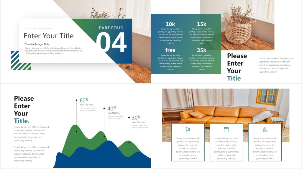 欧美风简约产品展示介绍PPT模板