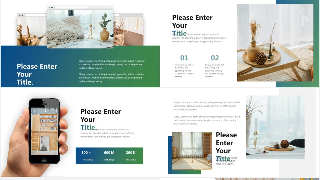 欧美风简约产品展示介绍PPT模板