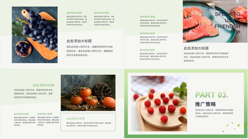 水果店招商引资计划书PPT模板 水果店招商引资计划书PPT模板