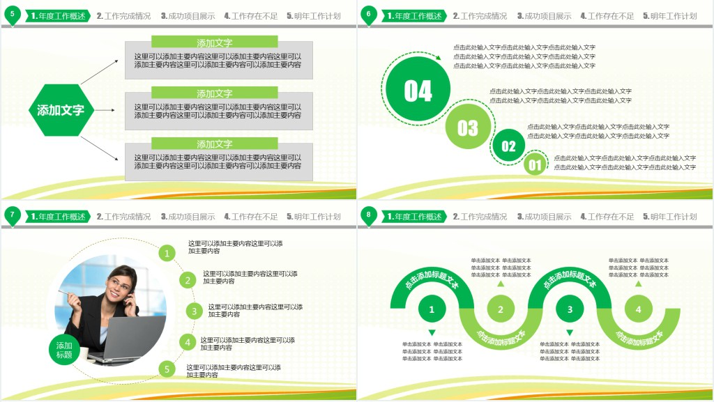 环保企业办公室年度工作总结PPT模板 环保企业办公室年度工作总结PPT模板