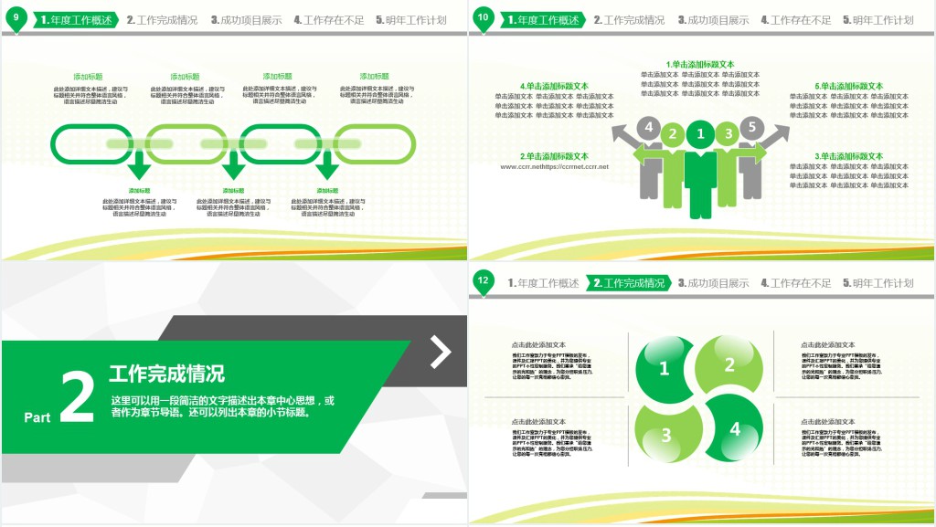 环保企业办公室年度工作总结PPT模板 环保企业办公室年度工作总结PPT模板