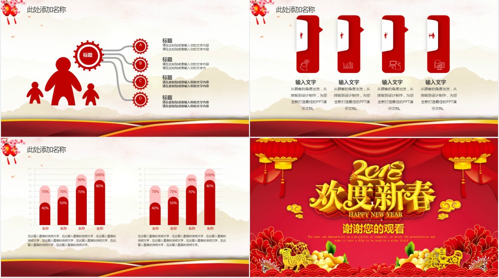 春节习俗过年传统文化民俗PPT模板 春节习俗过年传统文化民俗PPT模板