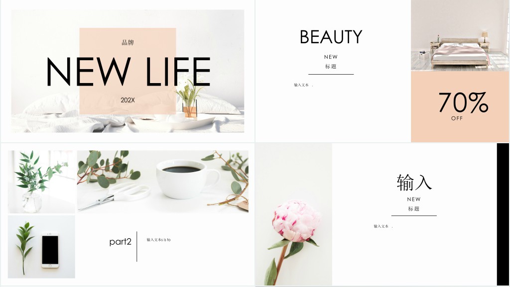 家居品牌发布会展示演示PPT模板