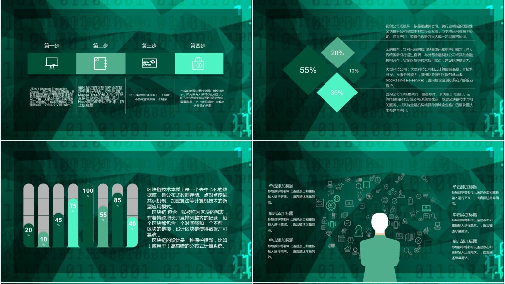 区块链技术通用PPT模板免费下载 区块链技术通用PPT模板免费下载