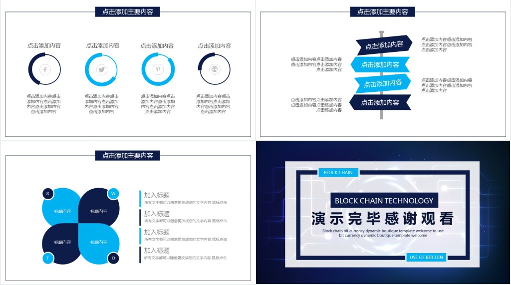 比特币的经济学分析动态PPT模板 比特币的经济学分析动态PPT模板