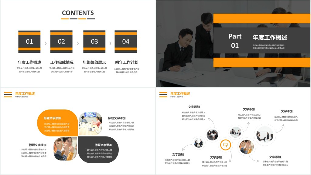 商务高档年终述职报告PPT模板 商务高档年终述职报告PPT模板