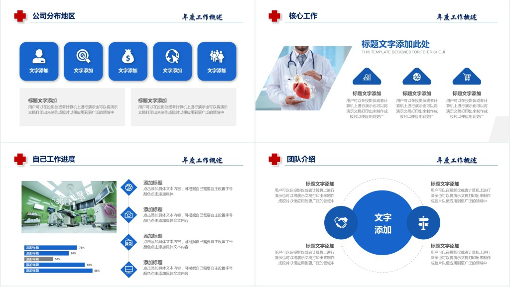 医药公司年度总结PPT模板 医药公司年度总结PPT模板