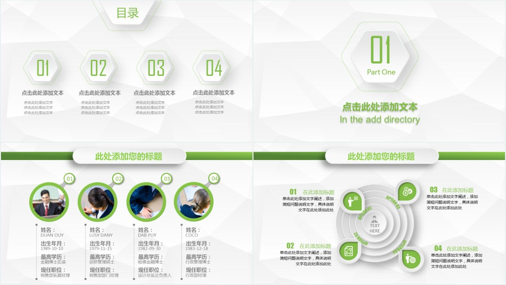 电子商务团队建设ppt模板