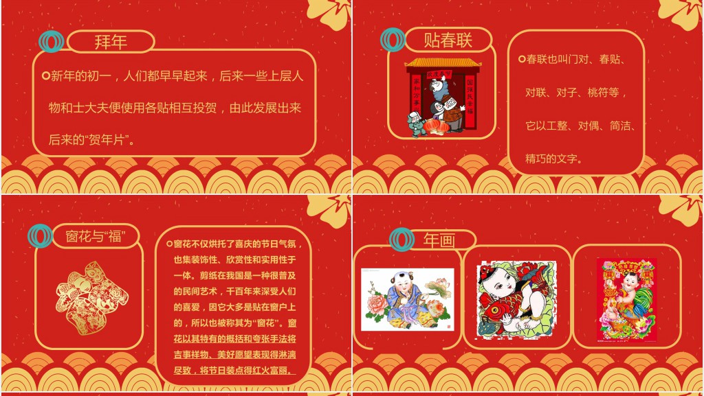 春节的来历和习俗ppt 春节的来历和习俗ppt