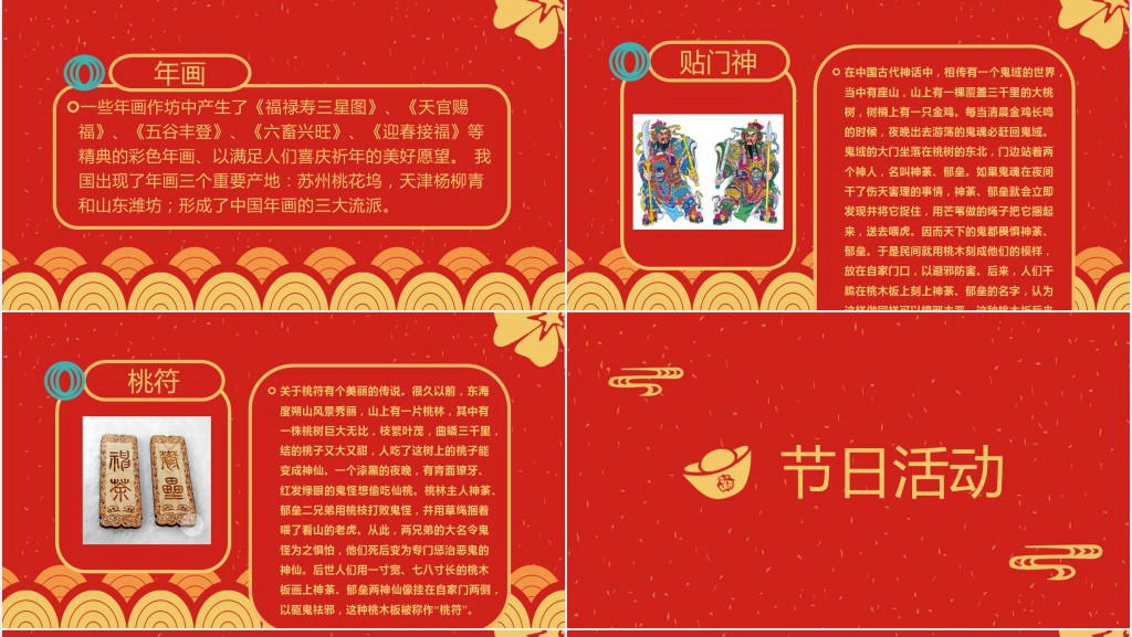 春节的来历和习俗ppt 春节的来历和习俗ppt