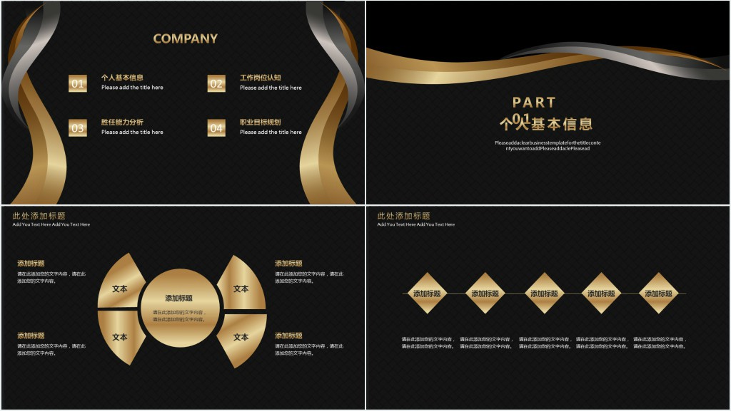 预决算经理个人简历PPT模板 预决算经理个人简历PPT模板