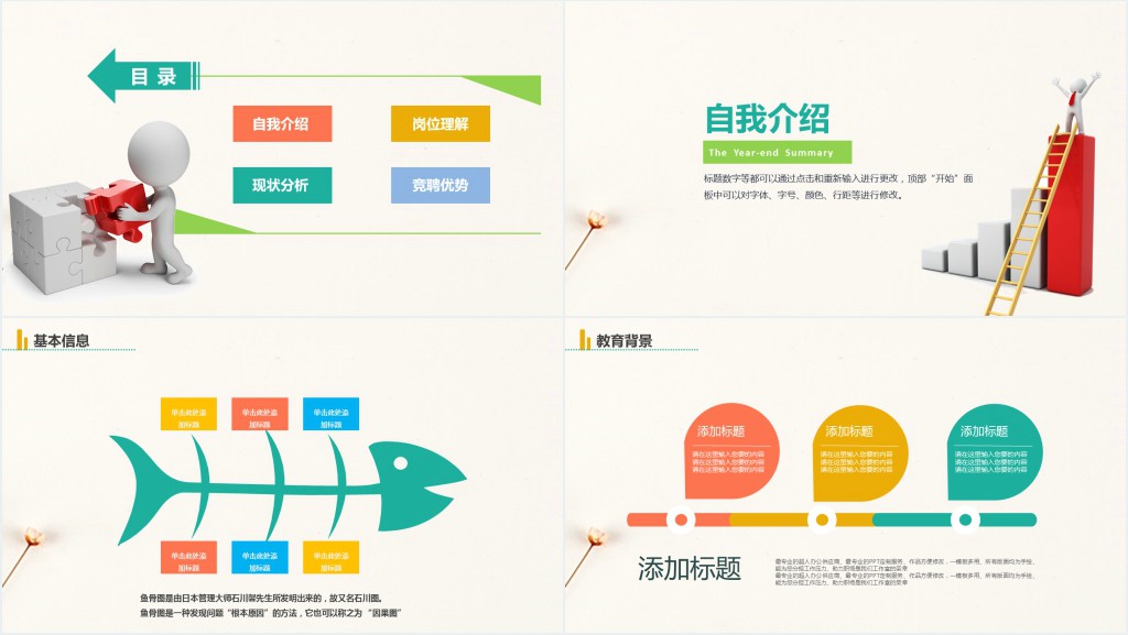 电子商务模拟招聘简历PPT模板 电子商务模拟招聘简历PPT模板
