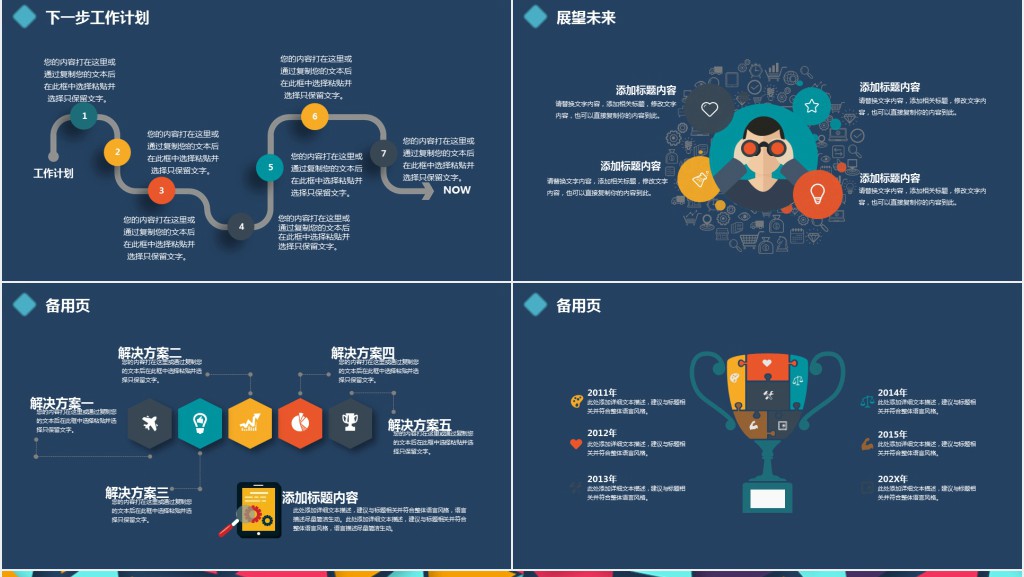 员工晋升工作述职报告PPT模板 员工晋升工作述职报告PPT模板