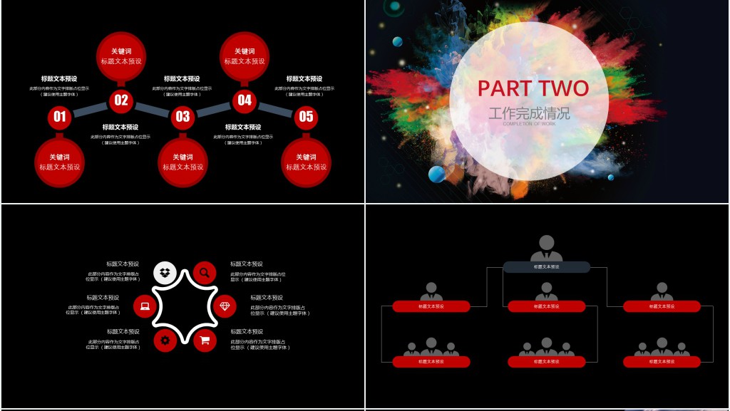网销经理转正述职报告PPT模版 网销经理转正述职报告PPT模版