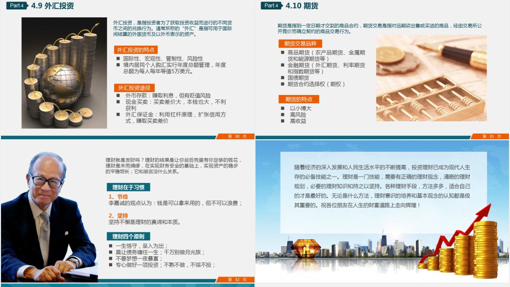 老年人投资理财知识讲座PPT模板 老年人投资理财知识讲座PPT模板