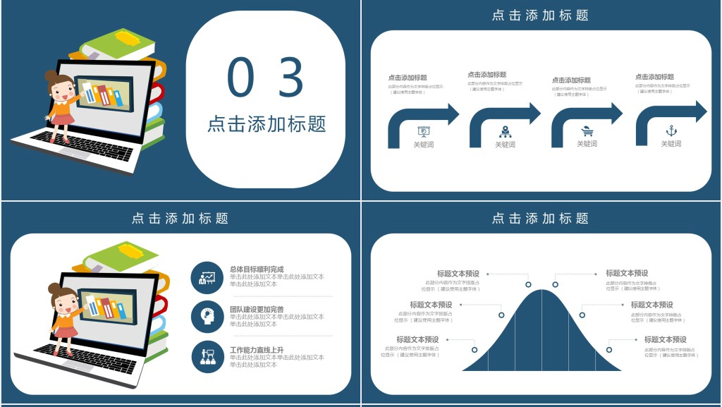 儿童行为心理学培训通用PPT模板