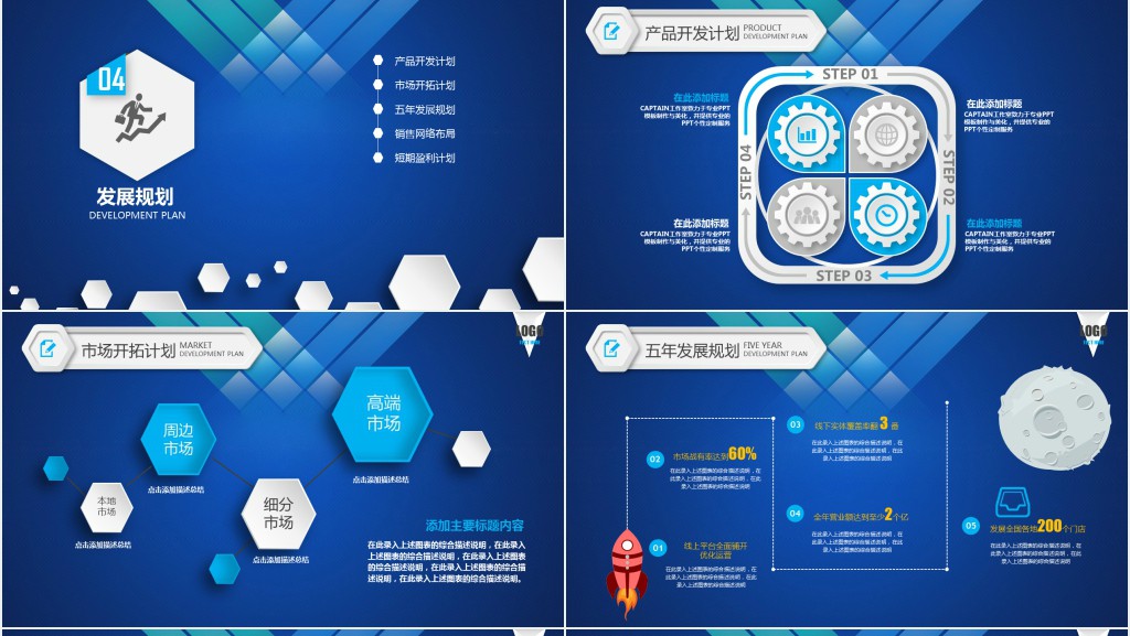 电子产品商业策划书PPT模板