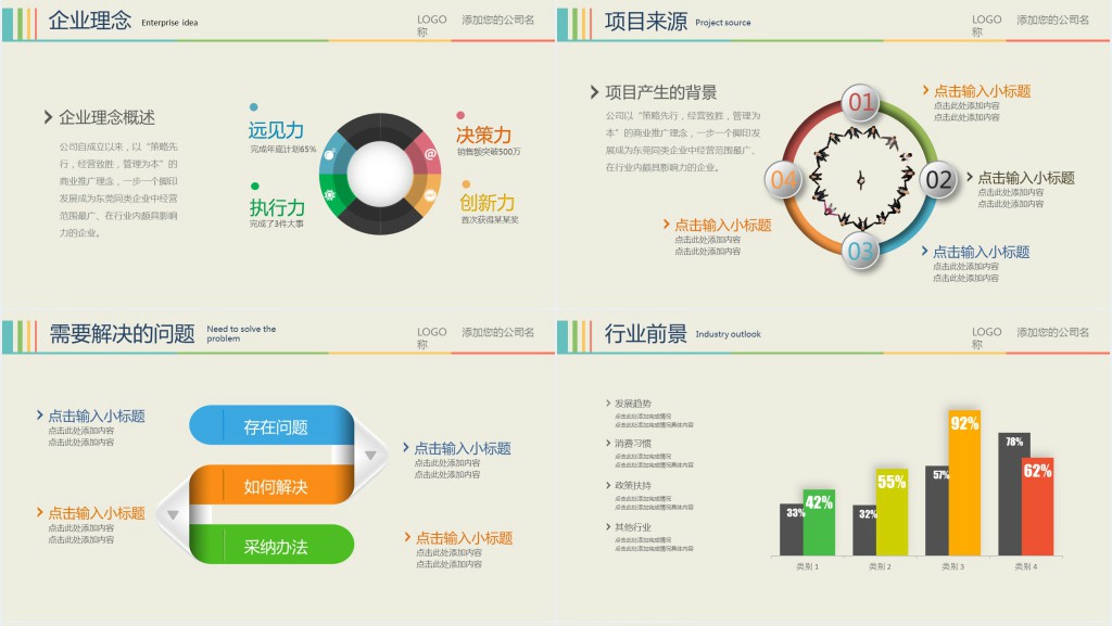 猎头团队经理年终总结PPT模板