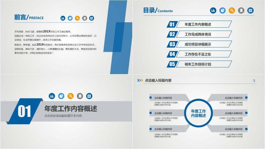 pm个人年终述职报告PPT模板