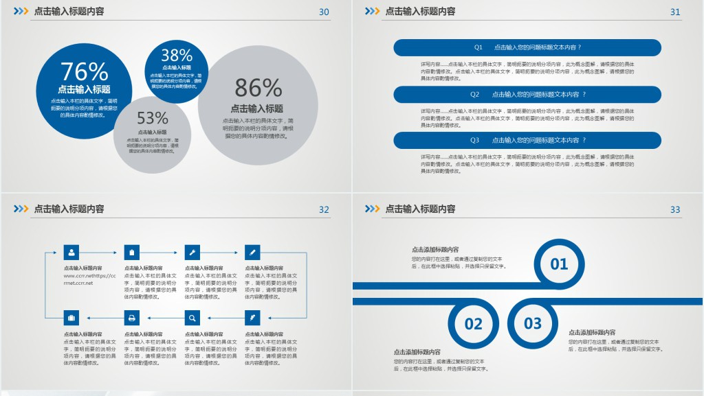 pm个人年终述职报告PPT模板