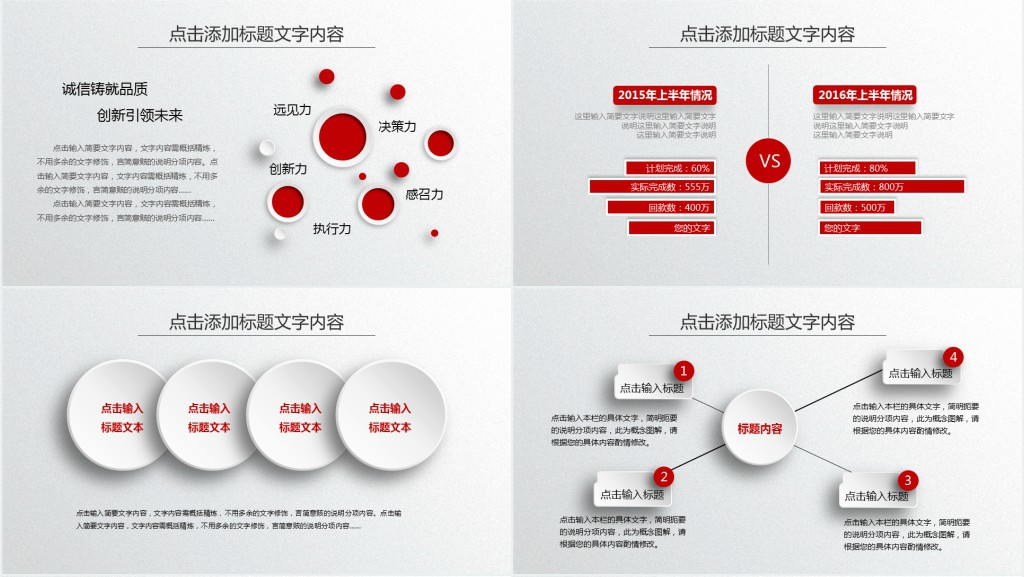 试用期年度工作总结PPT模板 试用期年度工作总结PPT模板
