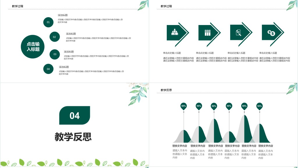 一体化教学说课模板PPT 一体化教学说课模板PPT