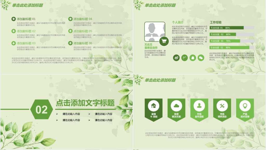 绿城年终总结报告PPT模板 绿城年终总结报告PPT模板