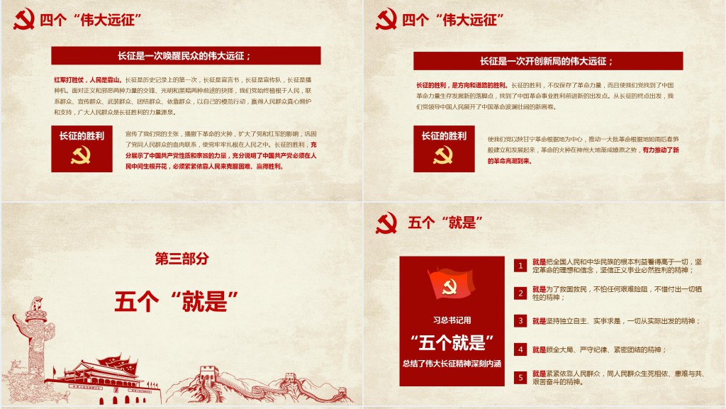 弘扬伟大长征精神重要讲话学习PPT 弘扬伟大长征精神重要讲话学习PPT