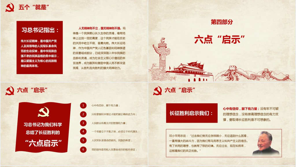 弘扬伟大长征精神重要讲话学习PPT 弘扬伟大长征精神重要讲话学习PPT