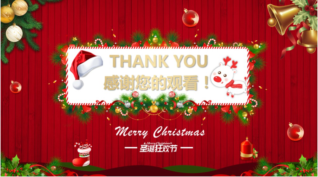 学团联圣诞节晚会PPT模板