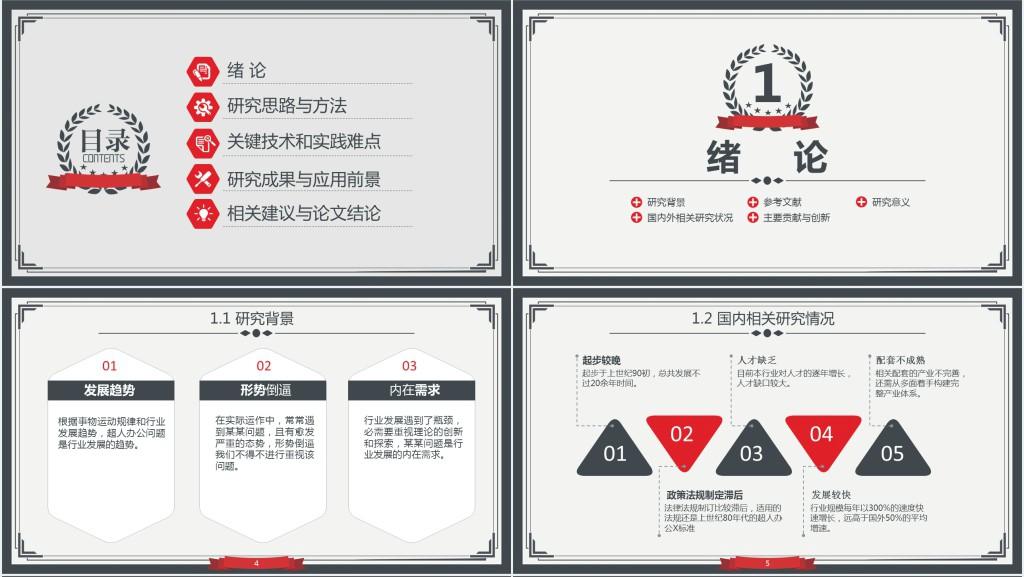 教改立项答辩PPT模板