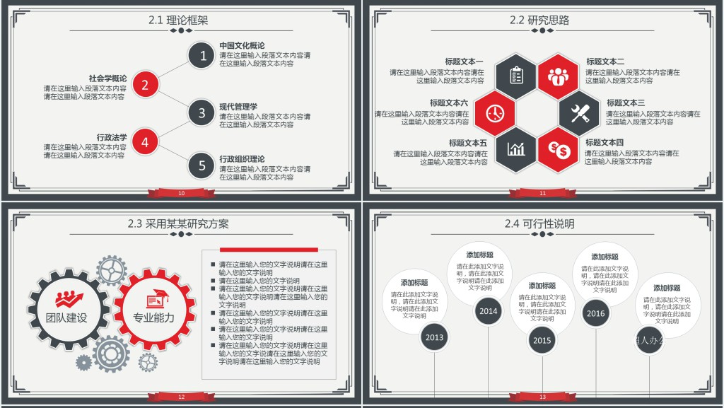 教改立项答辩PPT模板