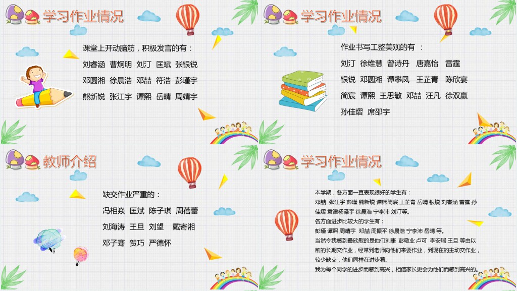 小学四年级家长会PPT完美版 小学四年级家长会PPT完美版