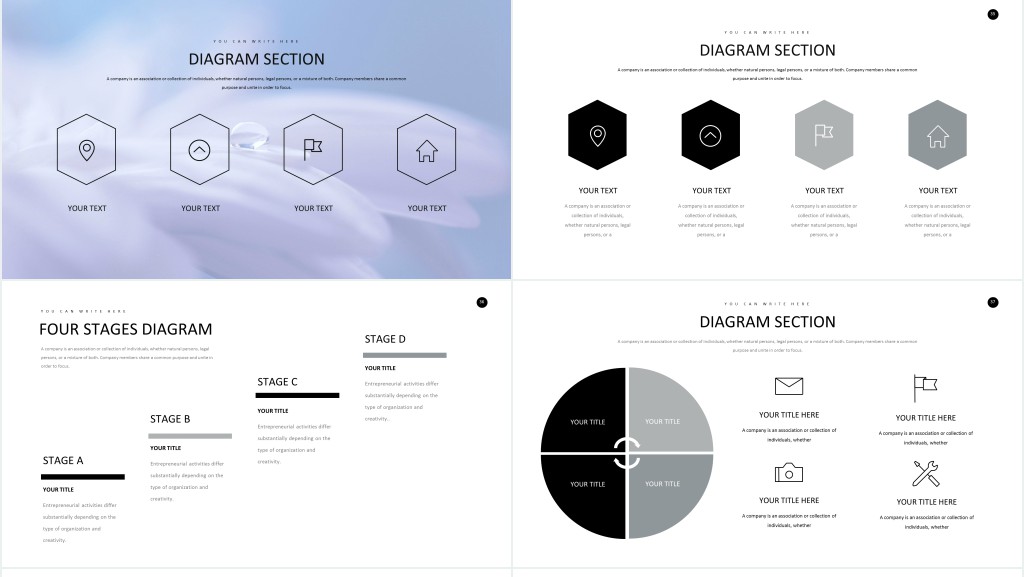 美国公司企业介绍英文介绍ppt模板