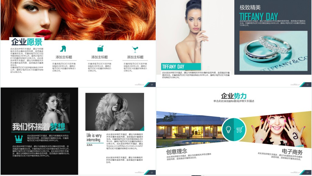 简约摄影公司介绍PPT模板 简约摄影公司介绍PPT模板