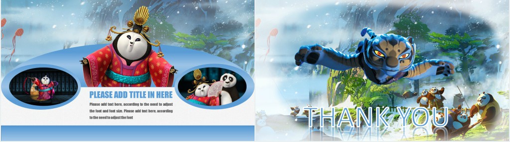 Panda功夫熊猫PPT模板